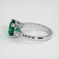 2.62 Ct. Emerald Ring, Platinum 950 4