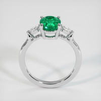 1.30 Ct. Emerald Ring, Platinum 950 3