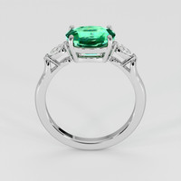 1.90 Ct. Emerald Ring, Platinum 950 3