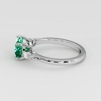 1.90 Ct. Emerald Ring, Platinum 950 4