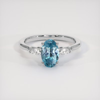 1.70 Ct. Gemstone Ring, Platinum 950 1