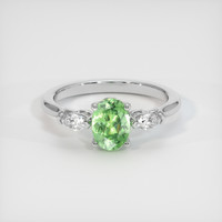 0.90 Ct. Gemstone Ring, Platinum 950 1