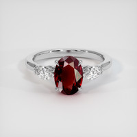 2.10 Ct. Gemstone Ring, Platinum 950 1