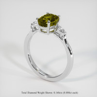 1.69 Ct. Gemstone Ring, Platinum 950 2