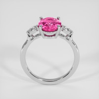 2.51 Ct. Pink Sapphire Ring, Platinum 950 3