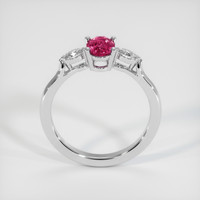 1.02 Ct. Pinkish Red Ruby Ring, Platinum 950 3
