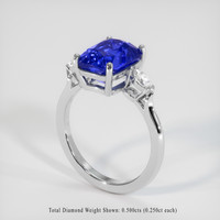 4.10 Ct. Sapphire Ring, Platinum 950 2