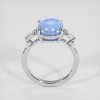 6.92 Ct. Blue Sapphire Ring, Platinum 950 3