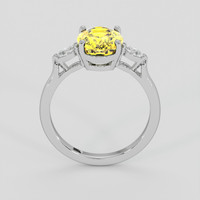 4.26 Ct. Yellow Sapphire Ring, Platinum 950 3