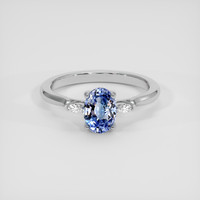 1.44 Ct. Bi Color Sapphire Ring, Platinum 950 1