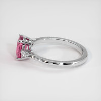 1.33 Ct. Pink Sapphire Ring, Platinum 950 4