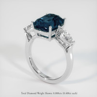 4.65 Ct. Sapphire Ring, Platinum 950 2