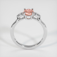 1.18 Ct. Padparadscha Sapphire Ring, Platinum 950 3