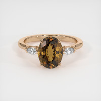 2.82 Ct. Gemstone Ring, 14K Rose Gold 1