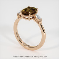 2.82 Ct. Gemstone Ring, 14K Rose Gold 2