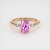 2.16 Ct. Gemstone Ring, 14K Rose Gold 1