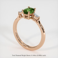 1.20 Ct. Gemstone Ring, 14K Rose Gold 2