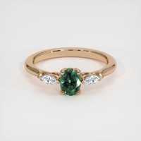 0.65 Ct. Gemstone Ring, 14K Rose Gold 1