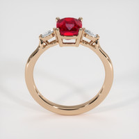 2.03 Ct. Ruby Ring, 14K Rose Gold 3