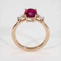 2.77 Ct. Ruby Ring, 14K Rose Gold 3