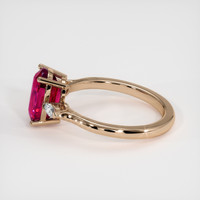 2.77 Ct. Ruby Ring, 14K Rose Gold 4