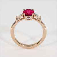 2.09 Ct. Ruby Ring, 14K Rose Gold 3