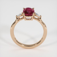 2.20 Ct. Ruby Ring, 14K Rose Gold 3
