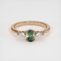 0.50 Ct. Sapphire Ring, 14K Rose Gold 1