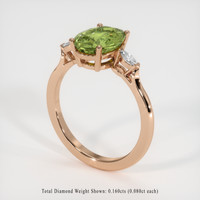 2.25 Ct. Gemstone Ring, 18K Rose Gold 2