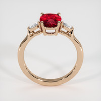 2.05 Ct. Ruby Ring, 18K Rose Gold 3