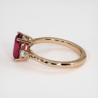 2.20 Ct. Ruby Ring, 18K Rose Gold 4