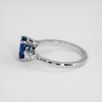 1.73 Ct. Blue Sapphire Ring, Silver 4
