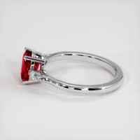 1.64 Ct. Ruby Ring, 10K White Gold 4