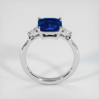 3.03 Ct. Blue Sapphire Ring, 14K White Gold 3