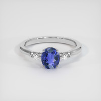 2.11 Ct. Gemstone Ring, 14K White Gold 1