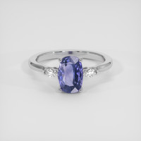 2.41 Ct. Violet Sapphire Ring, 14K White Gold 1