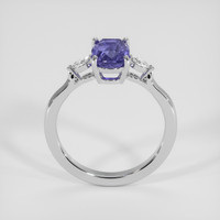 2.41 Ct. Violet Sapphire Ring, 14K White Gold 3