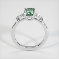 1.71 Ct. Green Sapphire Ring, 14K White Gold 3