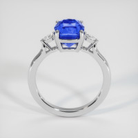 4.05 Ct. Sapphire Ring, 18K White Gold 3