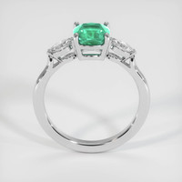 1.07 Ct. Emerald Ring, 18K White Gold 3