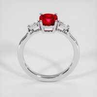1.64 Ct. Ruby Ring, 18K White Gold 3