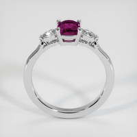1.02 Ct. Purple Sapphire Ring, 18K White Gold 3