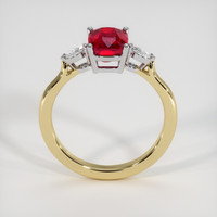 2.03 Ct. Ruby Ring, 14K White & Yellow 3