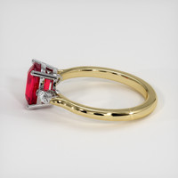 2.03 Ct. Ruby Ring, 18K White & Yellow 4