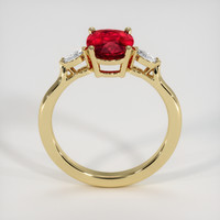 2.05 Ct. Ruby Ring, 10K Yellow Gold 3