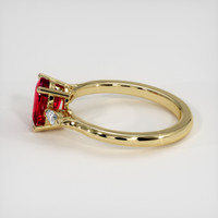 1.64 Ct. Ruby Ring, 10K Yellow Gold 4