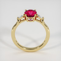 2.09 Ct. Pinkish Red Ruby Ring, 10K Yellow Gold 3