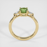 1.65 Ct. Green Sapphire Ring, 10K Yellow Gold 3