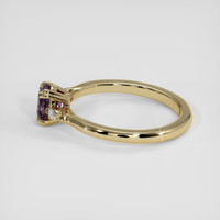 0.70 Ct. Bi Color Sapphire Ring, 14K Yellow Gold 4