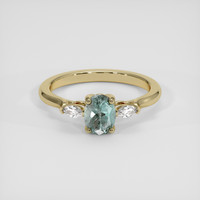 1.01 Ct. Gemstone Ring, 14K Yellow Gold 1